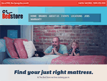 Tablet Screenshot of bedstore.com